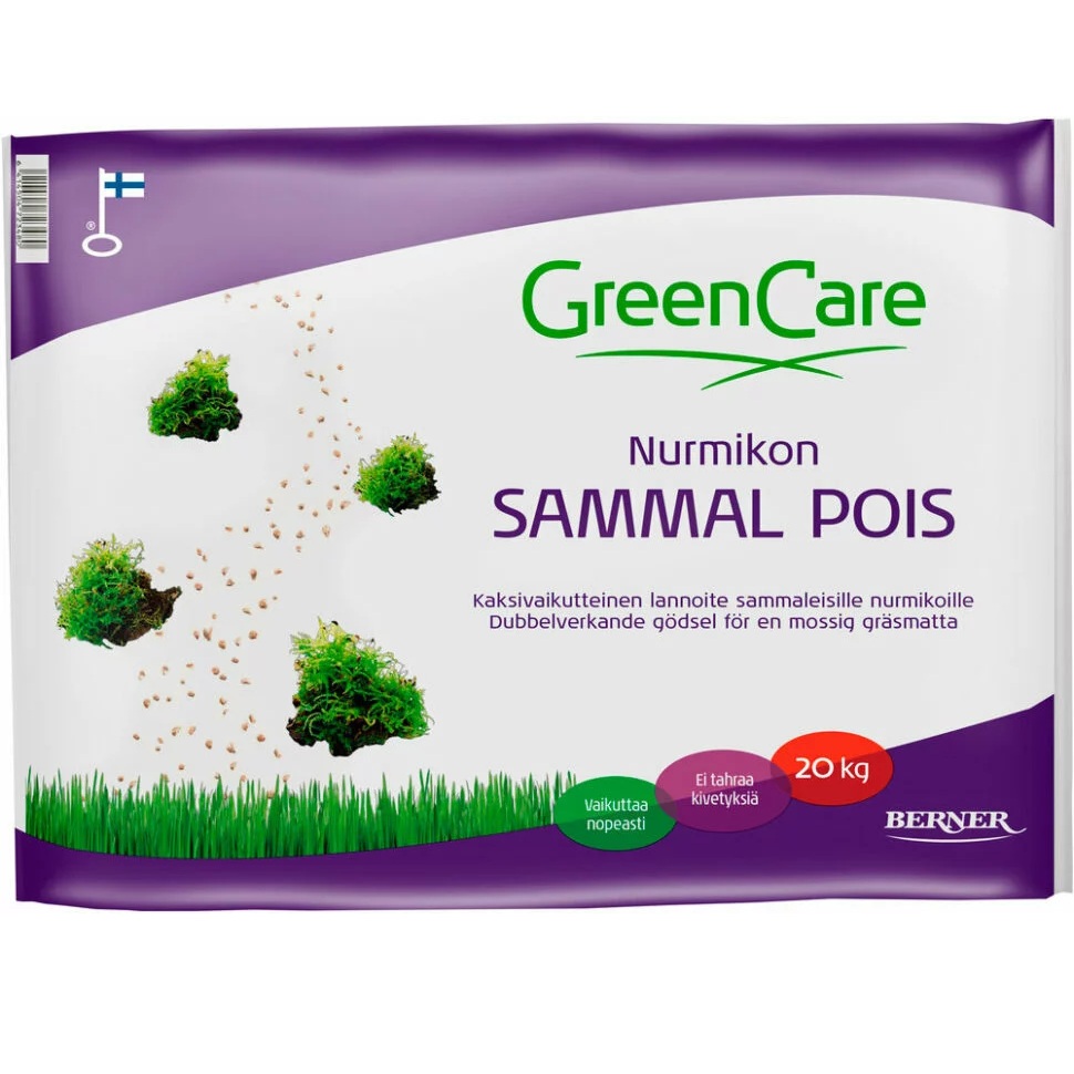 NURMIKON SAMMALPOIS-LANNOITE 20KG GREENCARE - Image 2
